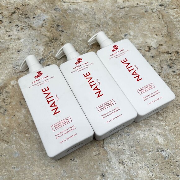 3X Native Candy Cane Moisturizing Conditioner 16.5 fl oz Silicone Sulfate Free - Picture 9 of 9